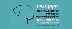 כרטיס עסק: יהונתן אגמון  - מאלף ומטפל באמצעות כלבים