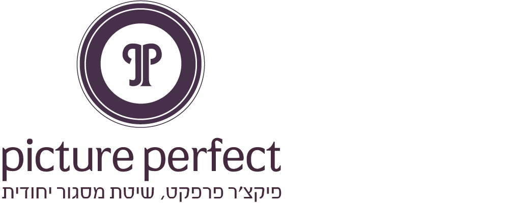 כרטיס עסק: פיקצר פרפקט. מסגרת שהיא תמונה מודבקת על עץ